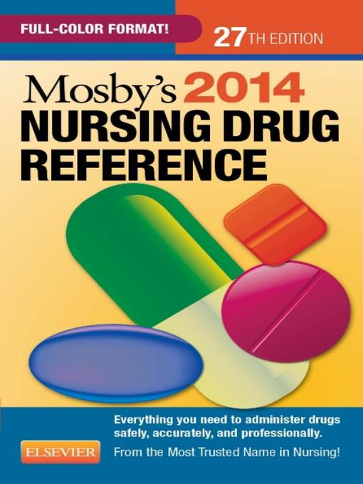 Title details for Mosby's 2014 Nursing Drug Reference--E-Book by Linda Skidmore-Roth - Available
